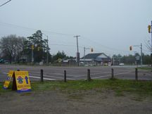 A Photo of an Intersection at Ballantrae, Ontario