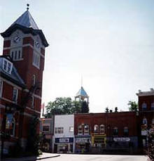 A Photo of the Downtown in Bracebridge, Ontario