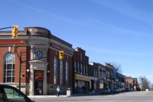 A Photo of a Street in Ingersoll, Ontario