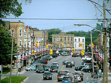 A Photo of a Street in Lindsay, Ontario