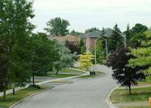 A Photo of a Street in Aurora, Ontario