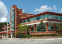 A Photo of Town Hall in Aurora, Ontario