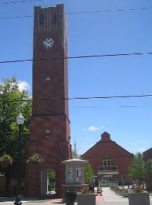 A Photo of a Clock Tower in Ballantrae, Ontario