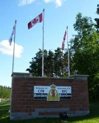 Photo of Base Borden, North Gate Sign