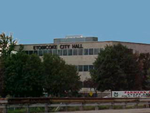 The city hall of Etobicoke, Ontario