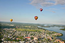 A photo of the Hot Air Balloons in Cornwall, Ontario