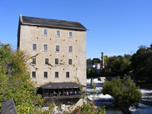 A phote of a mill in Elora, Ontario
