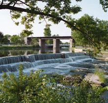 A Photo of a Downtown park in Greater Napanee, Ontario