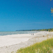 A Photo of the Long Point Beach in Norfolk County, Ontario