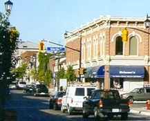 A Photo of Milton, Ontario downtown