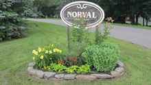 Photo of Norval village sign