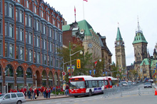 A photo of the Elgin Street in Ottawa, Ontario
