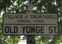 A Photo of a Street Sign, Thornhill Ontario