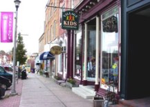A Photo of the Downtown in Uxbridge, Ontario